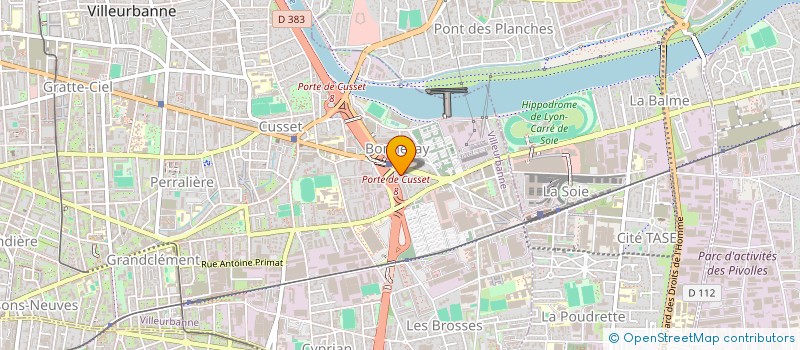 localisation de l'entreprise MADAME FATIMA BARBACH  VILLEURBANNE