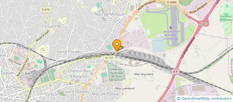 localisation de l'entreprise MADAME FATIMA BARJI  NIMES