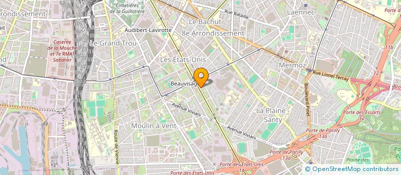 localisation de l'entreprise MADAME FATIMA BEDDIA  LYON