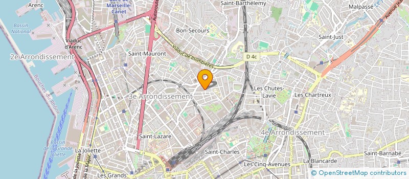 localisation de l'entreprise MADAME FATIMA BELABBAS-BENGARAA à MARSEILLE