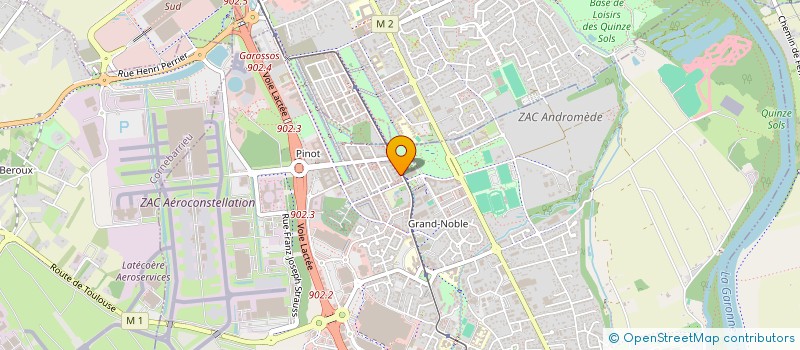localisation de l'entreprise MADAME FATIMA BEN ALLAL à BLAGNAC