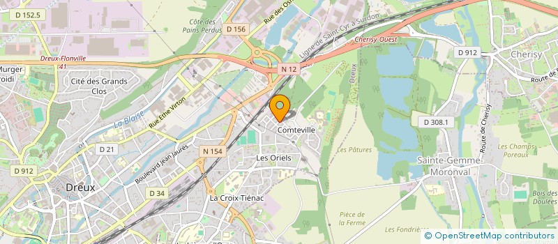 localisation de l'entreprise MADAME FATIMA BEN RAIS à DREUX