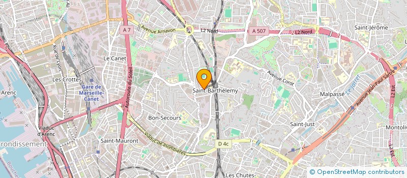 localisation de l'entreprise MADAME FATIMA BENAISSA à MARSEILLE