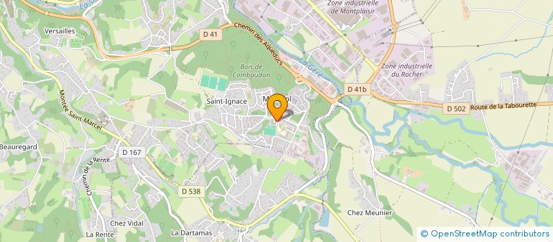 localisation de l'entreprise MADAME FATIMA BENAMAR à VIENNE