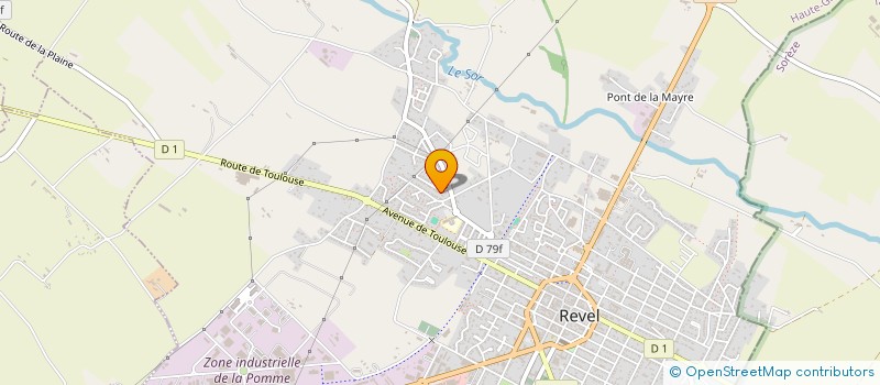 localisation de l'entreprise MADAME FATIMA BENAOUDA à REVEL