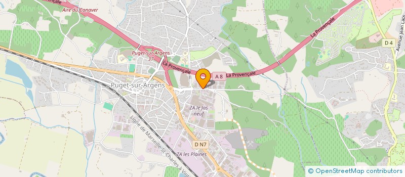 localisation de l'entreprise MADAME FATIMA BENATICH à PUGET-SUR-ARGENS