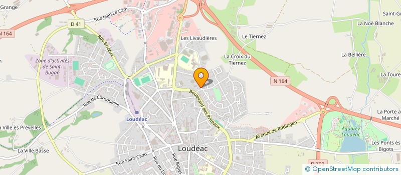 localisation de l'entreprise MADAME FATIMA BENCHRIF à LOUDEAC