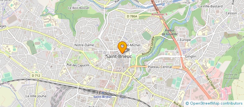 localisation de l'entreprise MADAME FATIMA BENDAHMANE à SAINT-BRIEUC