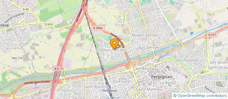 localisation de l'entreprise MADAME FATIMA BENDJERIOU SEDJERARI  PERPIGNAN