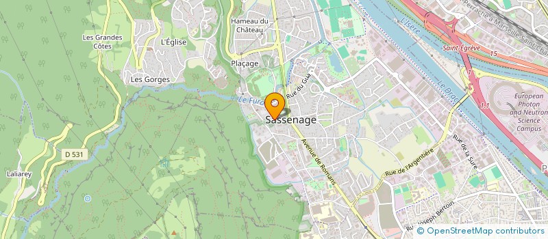 localisation de l'entreprise MADAME FATIMA BENHAMOUDA à SASSENAGE