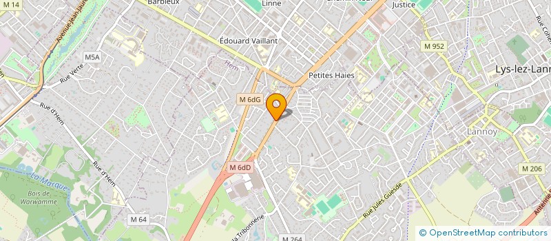 localisation de l'entreprise MADAME FATIMA BENNAI  HEM