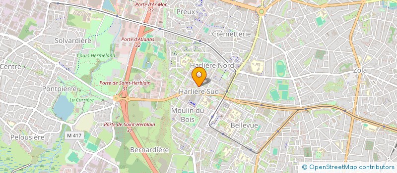 localisation de l'entreprise MADAME FATIMA BENREGMOUN  SAINT-HERBLAIN