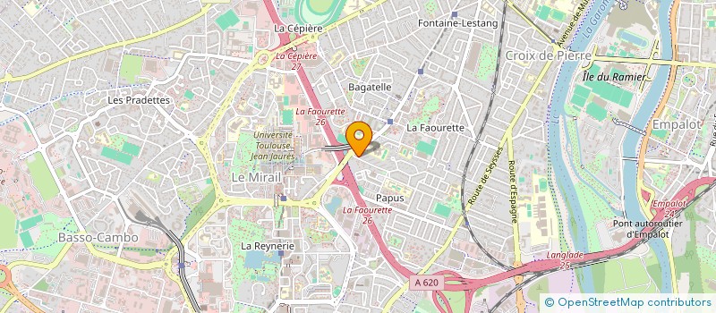 localisation de l'entreprise MADAME FATIMA BENSADA à TOULOUSE