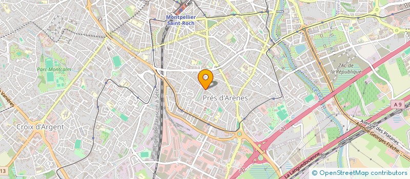 localisation de l'entreprise MADAME FATIMA BENZEKRI  MONTPELLIER