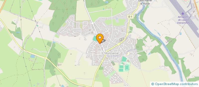 localisation de l'entreprise MADAME FATIMA BERKALLOU  L'HUISSERIE