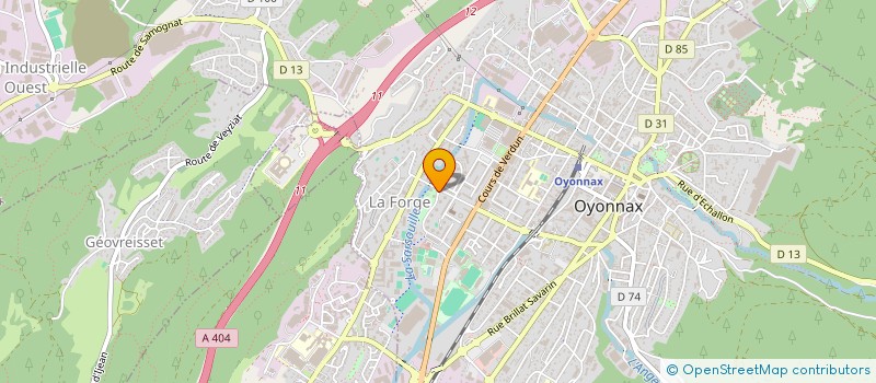 localisation de l'entreprise MADAME FATIMA BERRHAOU à OYONNAX
