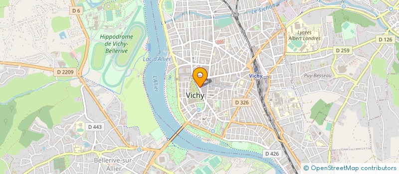 localisation de l'entreprise MADAME FATIMA BEZLI à VICHY