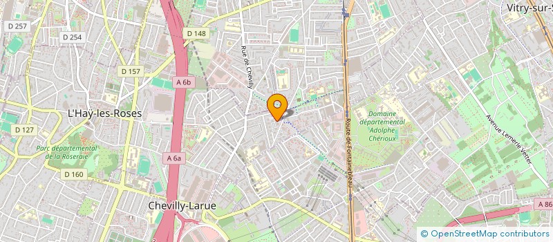 localisation de l'entreprise MADAME FATIMA BIJARCH  L'HAY-LES-ROSES