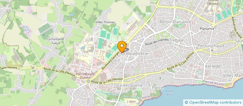 localisation de l'entreprise MADAME FATIMA BOUAZZI  SAINT-NAZAIRE