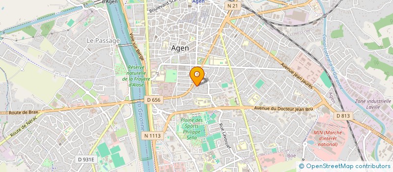 localisation de l'entreprise MADAME FATIMA BOUBADDARA  VILLENEUVE SUR LOT