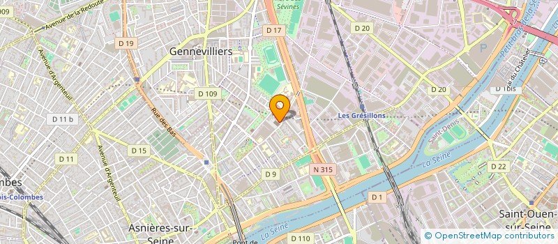 localisation de l'entreprise MADAME FATIMA BOUBEKEUR à GENNEVILLIERS