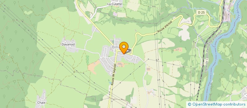 localisation de l'entreprise MADAME FATIMA BOUJARDA  BILLIAT