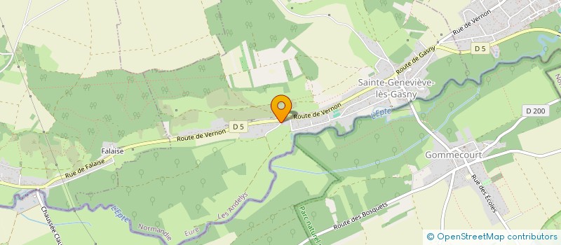 localisation de l'entreprise MADAME FATIMA CHAABANE  SAINTE-GENEVIEVE-LES-GASNY