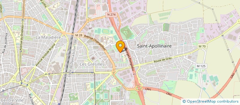 localisation de l'entreprise MADAME FATIMA CHABA  DIJON