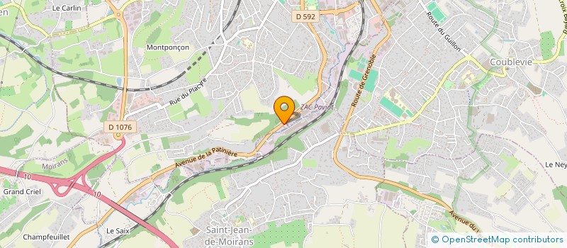 localisation de l'entreprise MADAME FATIMA CHENOUNA à VOIRON