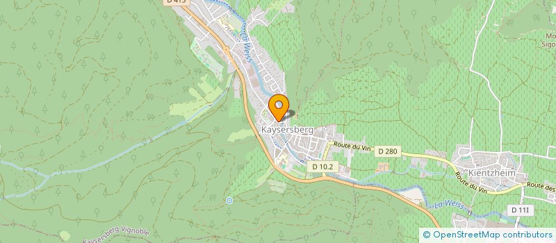 localisation de l'entreprise MADAME FATIMA CHERFA  KAYSERSBERG VIGNOBLE