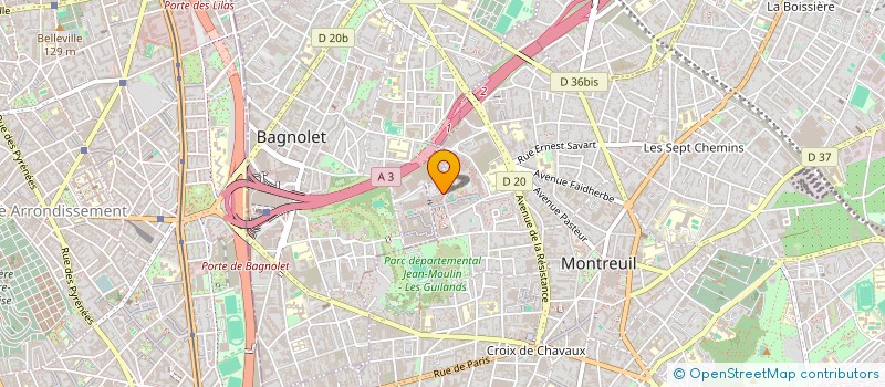 localisation de l'entreprise MADAME FATIMA CHERIF à MONTREUIL