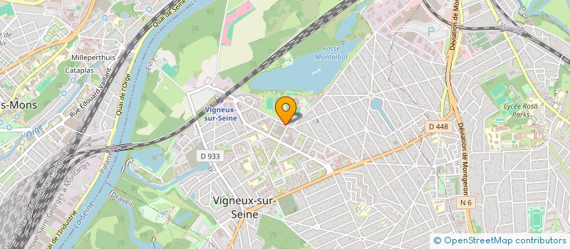 localisation de l'entreprise MADAME FATIMA CHIKH  VIGNEUX-SUR-SEINE