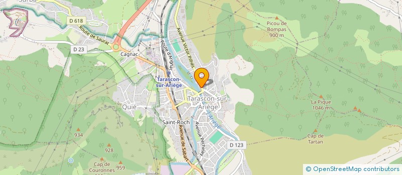 localisation de l'entreprise MADAME FATIMA DA SILVA à TARASCON-SUR-ARIEGE