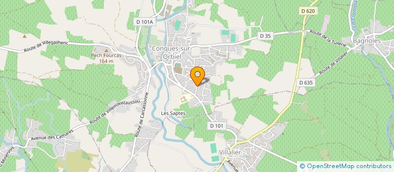 localisation de l'entreprise MADAME FATIMA DAHMANE  CONQUES-SUR-ORBIEL