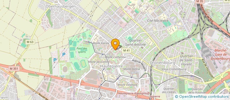 localisation de l'entreprise MADAME FATIMA DAOUDI à STRASBOURG