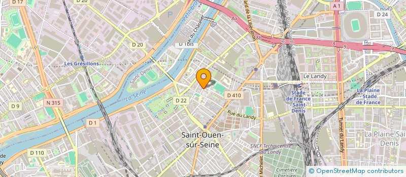 localisation de l'entreprise MADAME FATIMA DE BARROS à SAINT-OUEN-SUR-SEINE