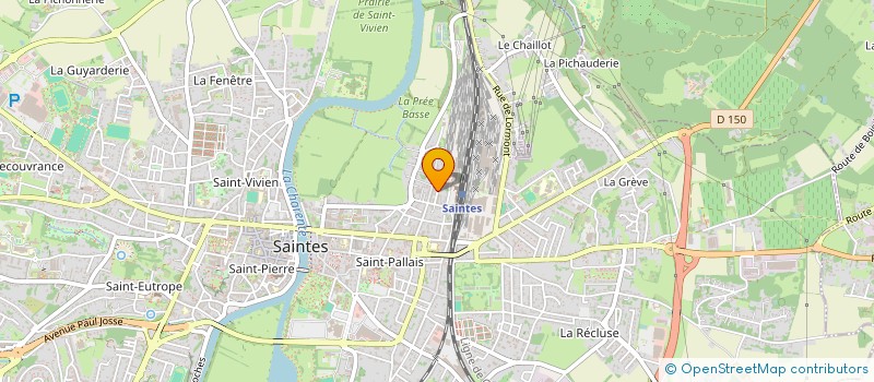 localisation de l'entreprise MADAME FATIMA DELGADO  SAINTES