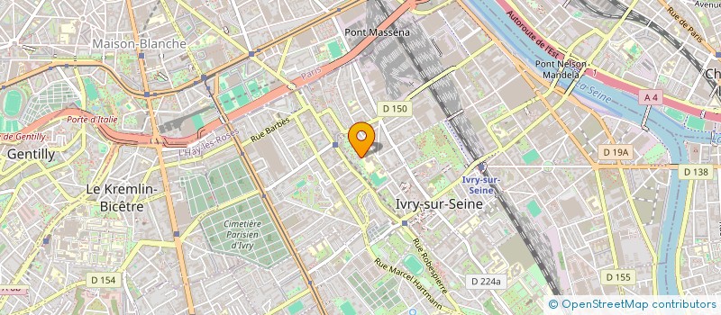 localisation de l'entreprise MADAME FATIMA DELHOUM  IVRY-SUR-SEINE