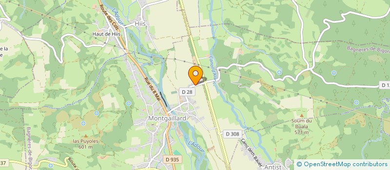 localisation de l'entreprise MADAME FATIMA DERBAL  BAGNERES-DE-BIGORRE