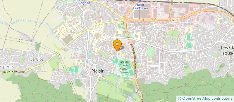 localisation de l'entreprise MADAME FATIMA DIALLO à PLAISIR