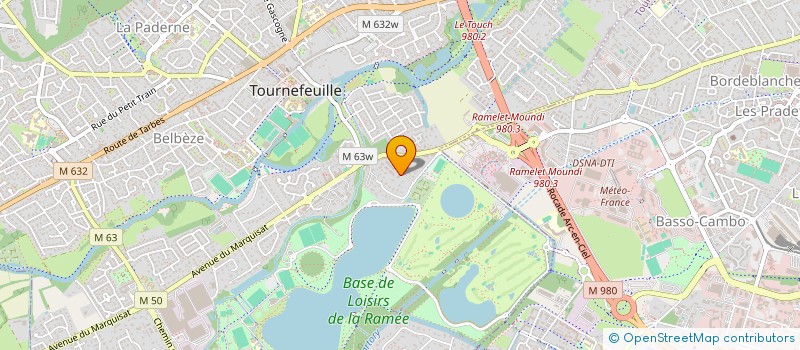 localisation de l'entreprise MADAME FATIMA DKHILI  TOULOUSE