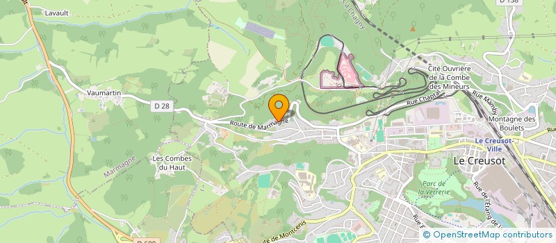 localisation de l'entreprise MADAME FATIMA DOS SANTOS  LE CREUSOT