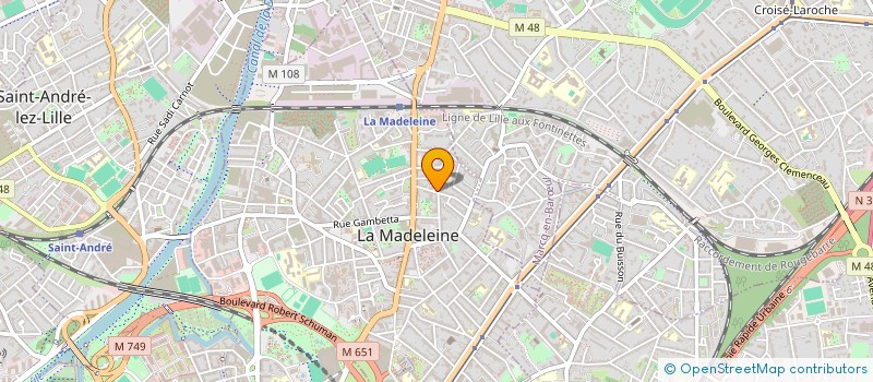 localisation de l'entreprise MADAME FATIMA DRAMA à LA MADELEINE