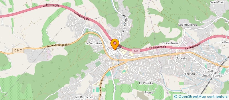 localisation de l'entreprise MADAME FATIMA ECHAD  LE LUC