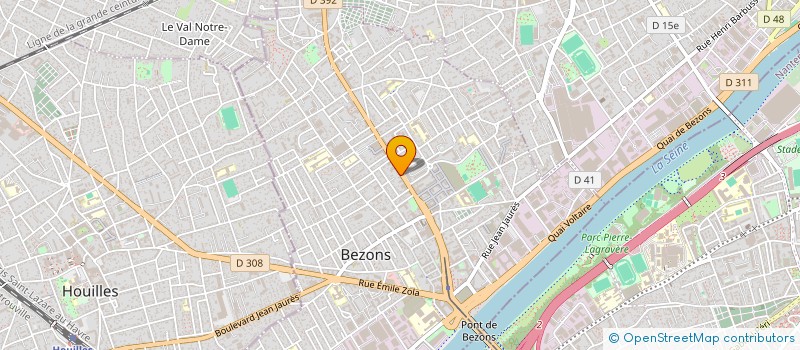 localisation de l'entreprise MADAME FATIMA EL-BAZI à BEZONS