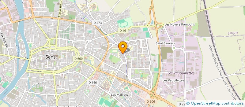 localisation de l'entreprise MADAME FATIMA EL BOUBAKARI  SENS