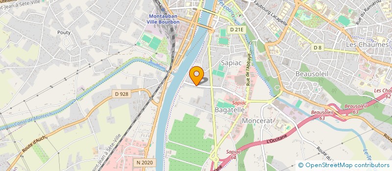 localisation de l'entreprise MADAME FATIMA EL DARKHANOVA  MONTAUBAN