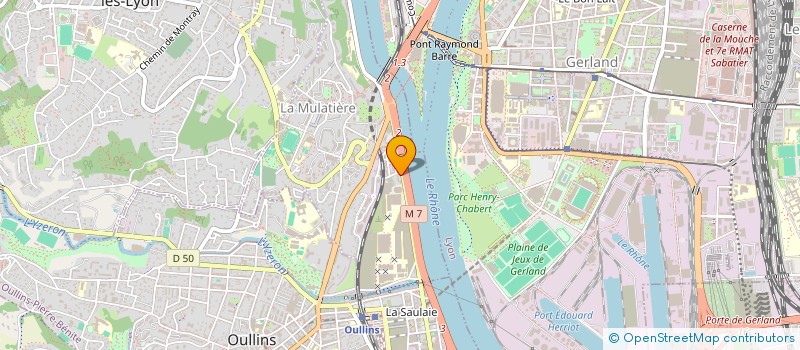 localisation de l'entreprise MADAME FATIMA EL GARNI  LA MULATIERE