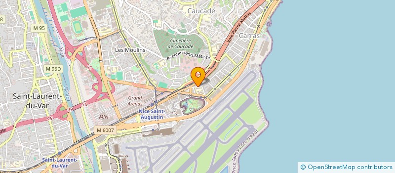 localisation de l'entreprise MADAME FATIMA EL GHARBAOUI  NICE