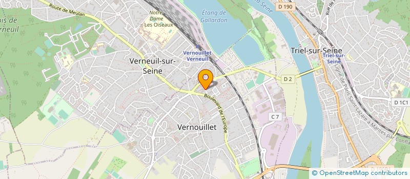 localisation de l'entreprise MADAME FATIMA EL HILALI à VERNOUILLET